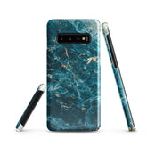 Liquid Blue marble - Samsung Snap case Glossy Samsung Galaxy S10 - phone cases